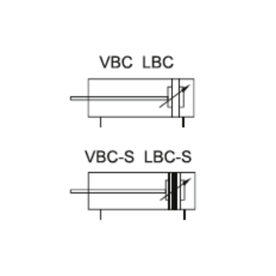  Пневмоцилиндр LBC50X100-S